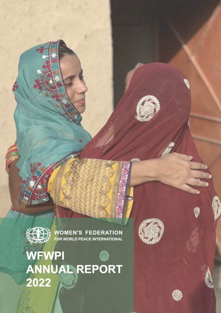 Rapport année 2022 Fédération des Femmes pour la Paix Mondiale